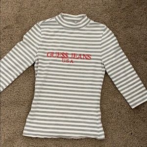 Mock neck 3/4 sleeve A$AP ROCKY x GUESS t-shirt